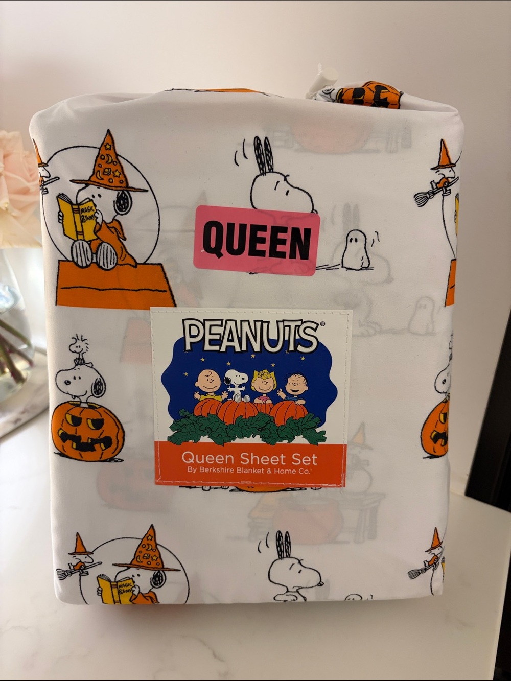 Peanuts Halloween Queen Sheet Set - Berkshire Blanket & Home Co.